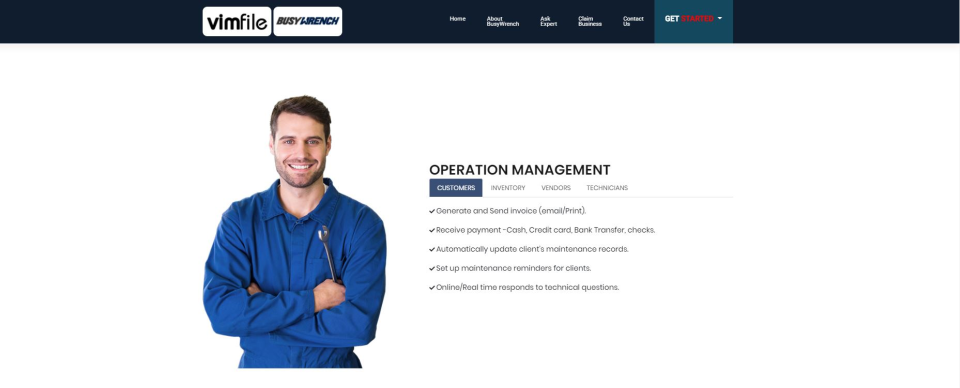 screenshot of Busy Wrench